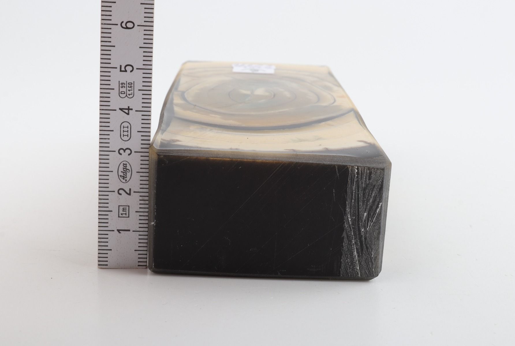Stabilised mammoth ivory block