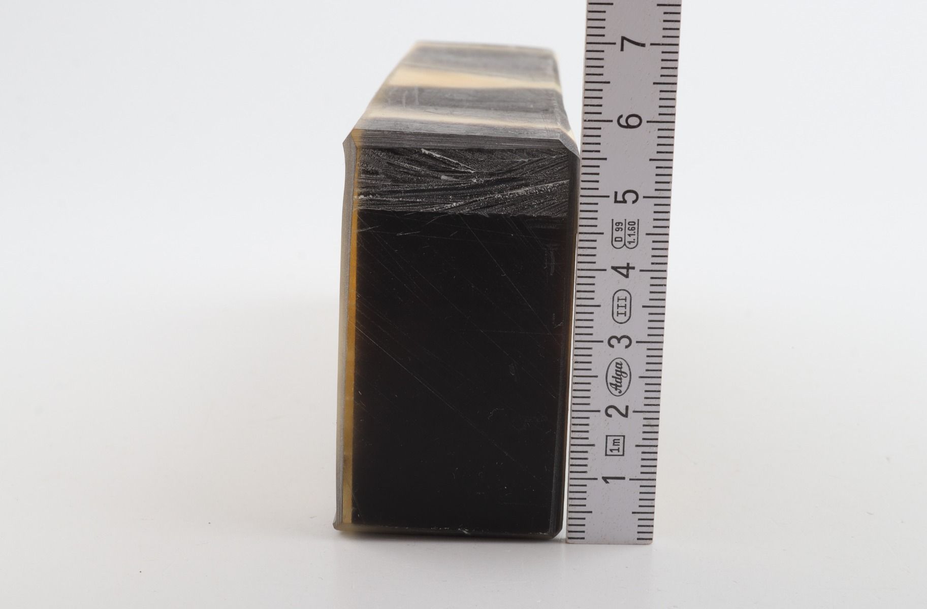 Stabilised mammoth ivory block