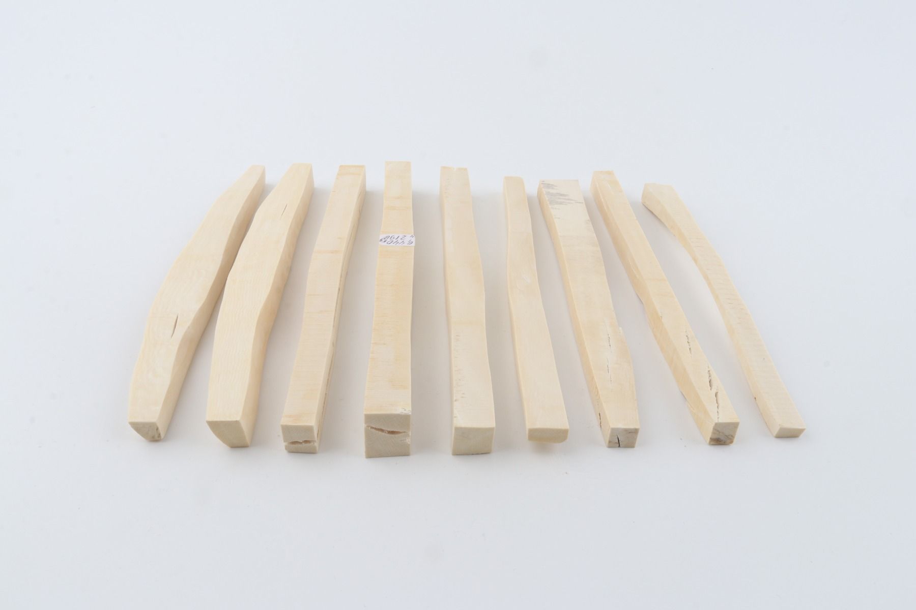White mammoth ivory segments