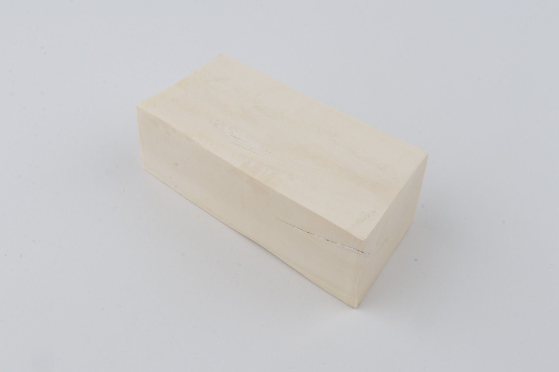 White mammoth ivory segment