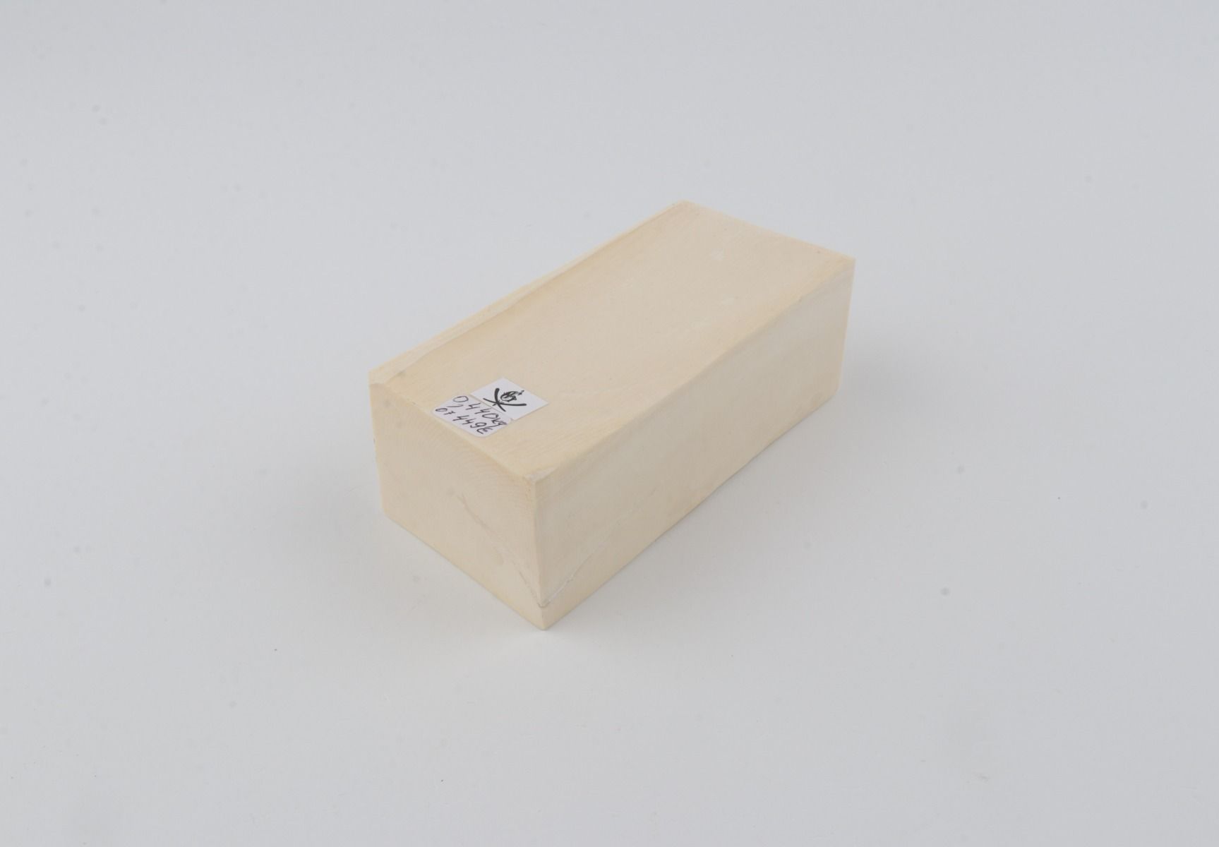 White mammoth ivory segment