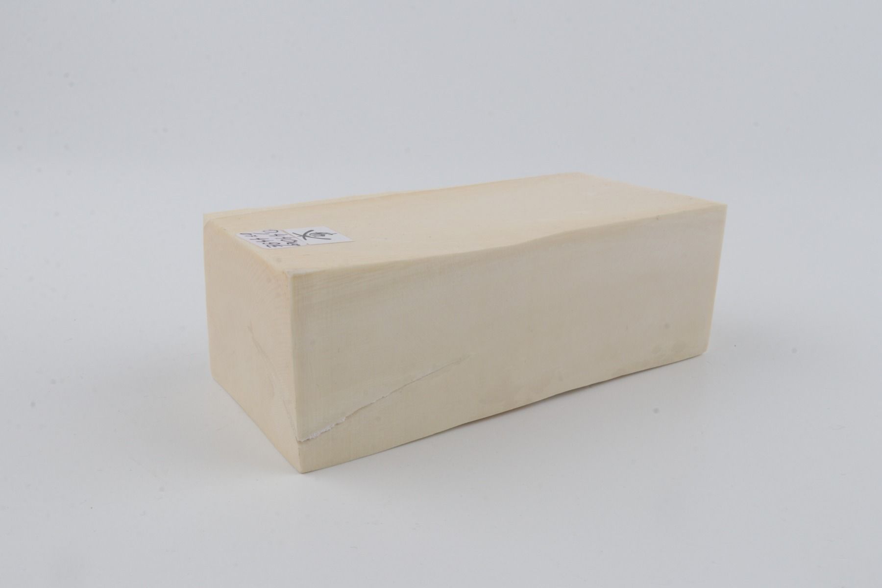 White mammoth ivory segment