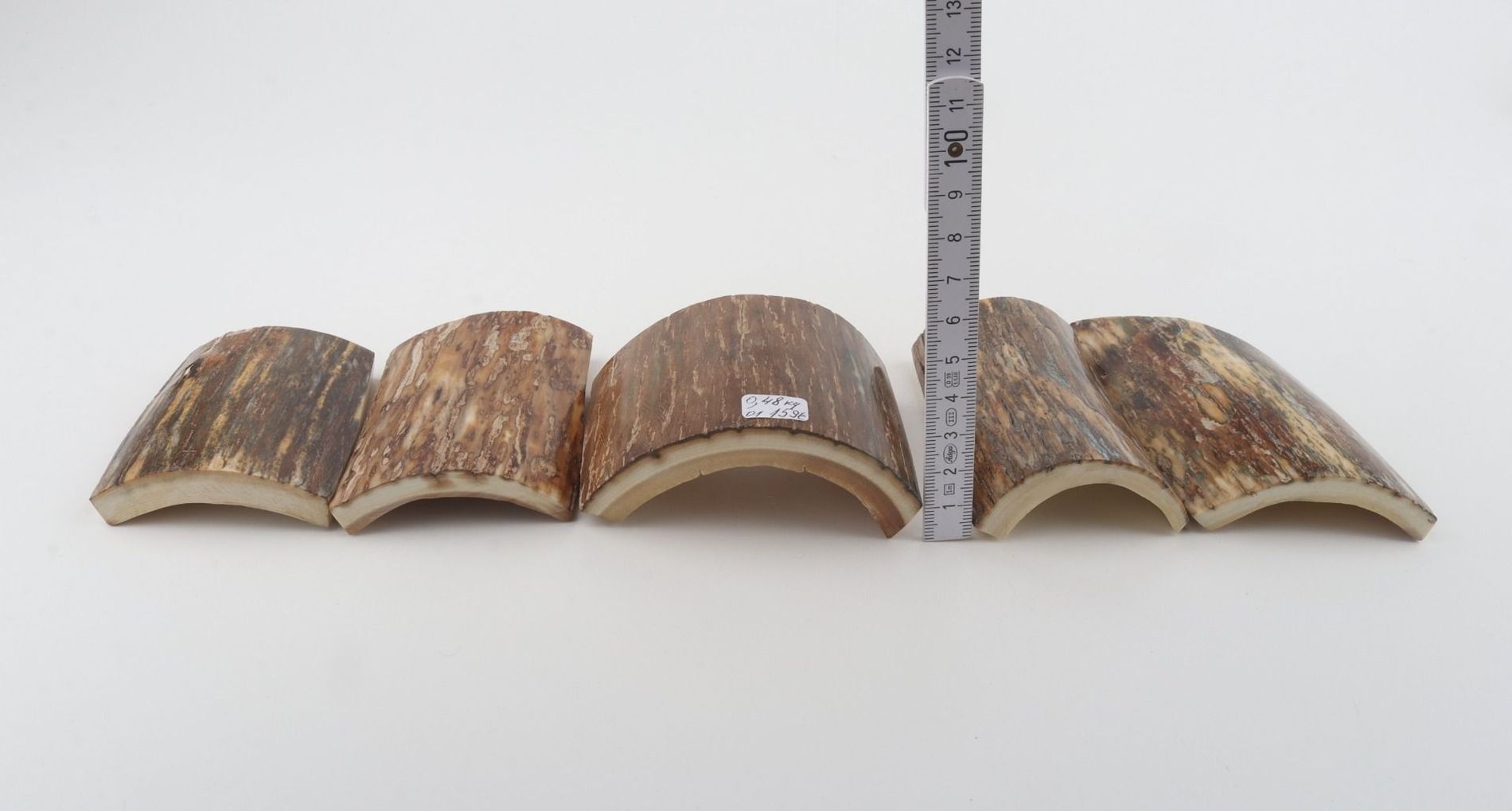 Natural mammoth bark pieces