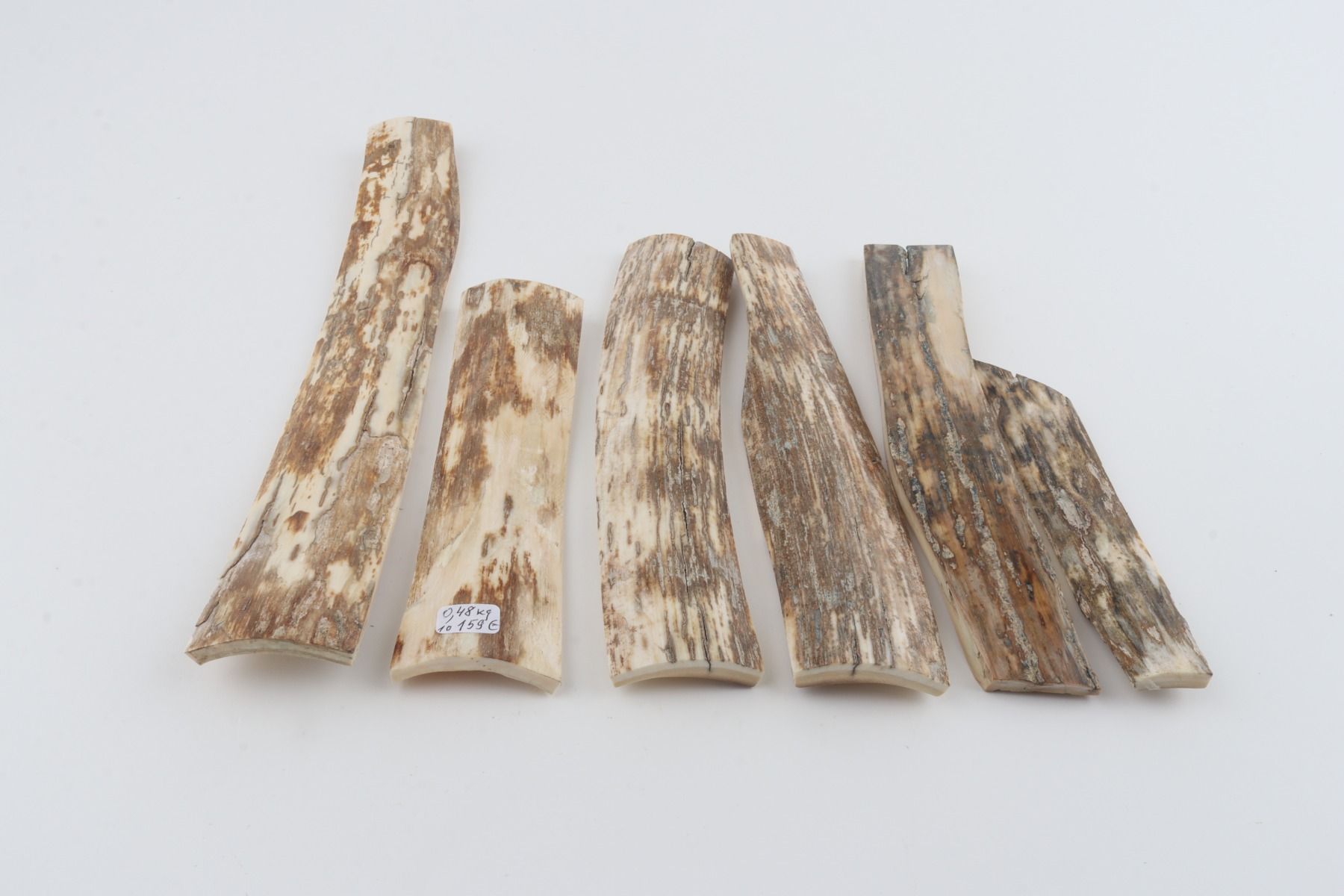 Natural mammoth bark pieces