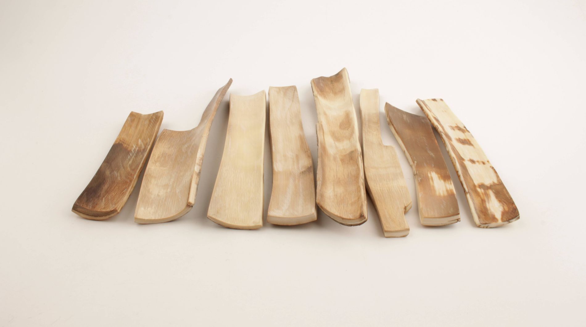 Natural mammoth bark pieces