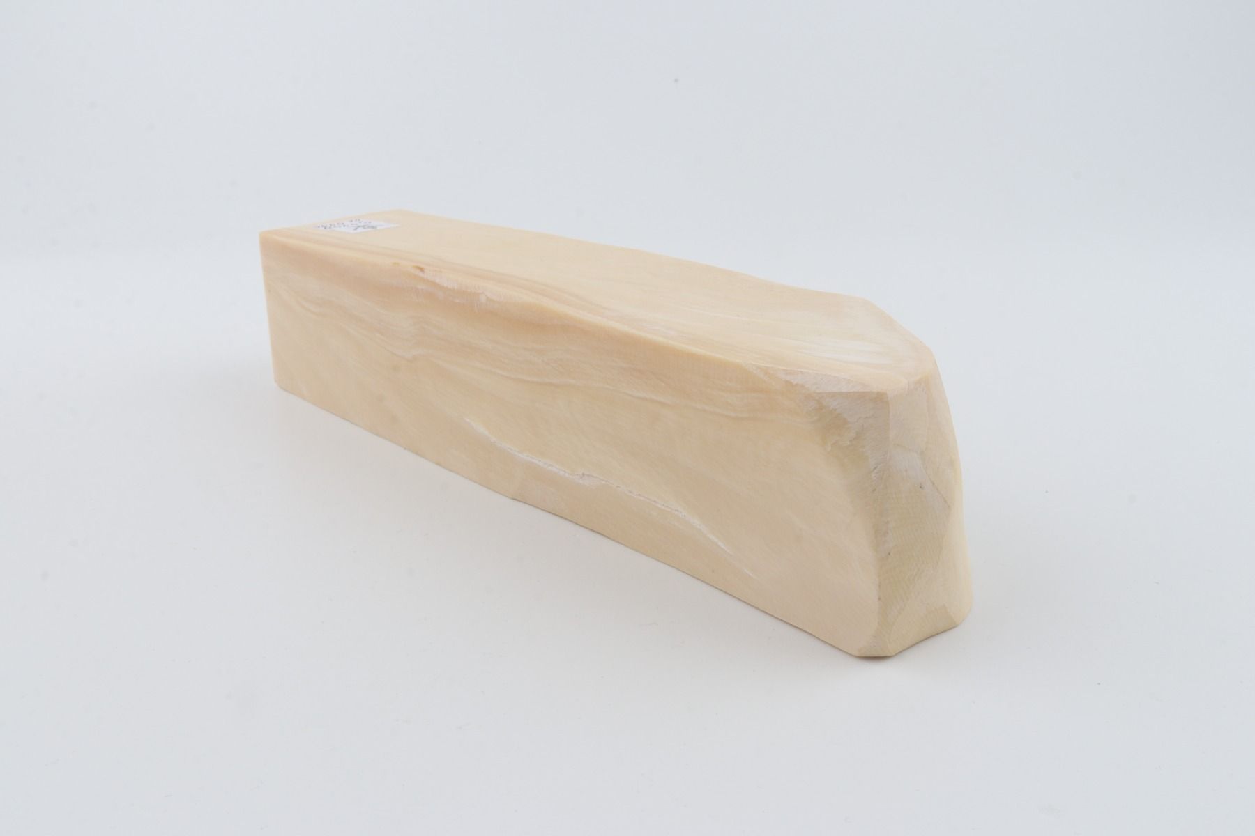 White mammoth ivory segment