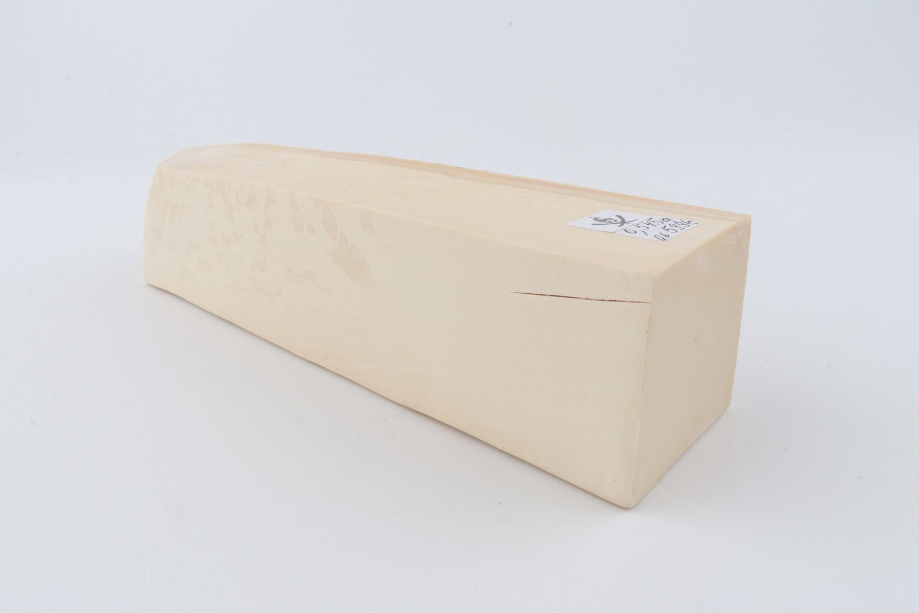White mammoth ivory segment