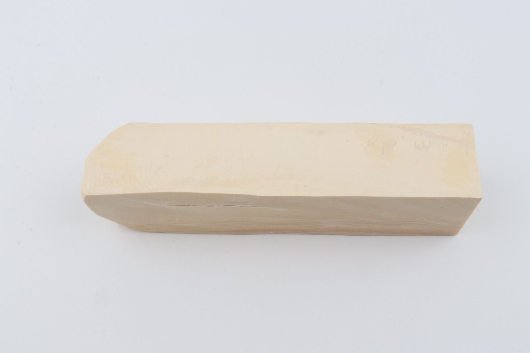 White mammoth ivory segment