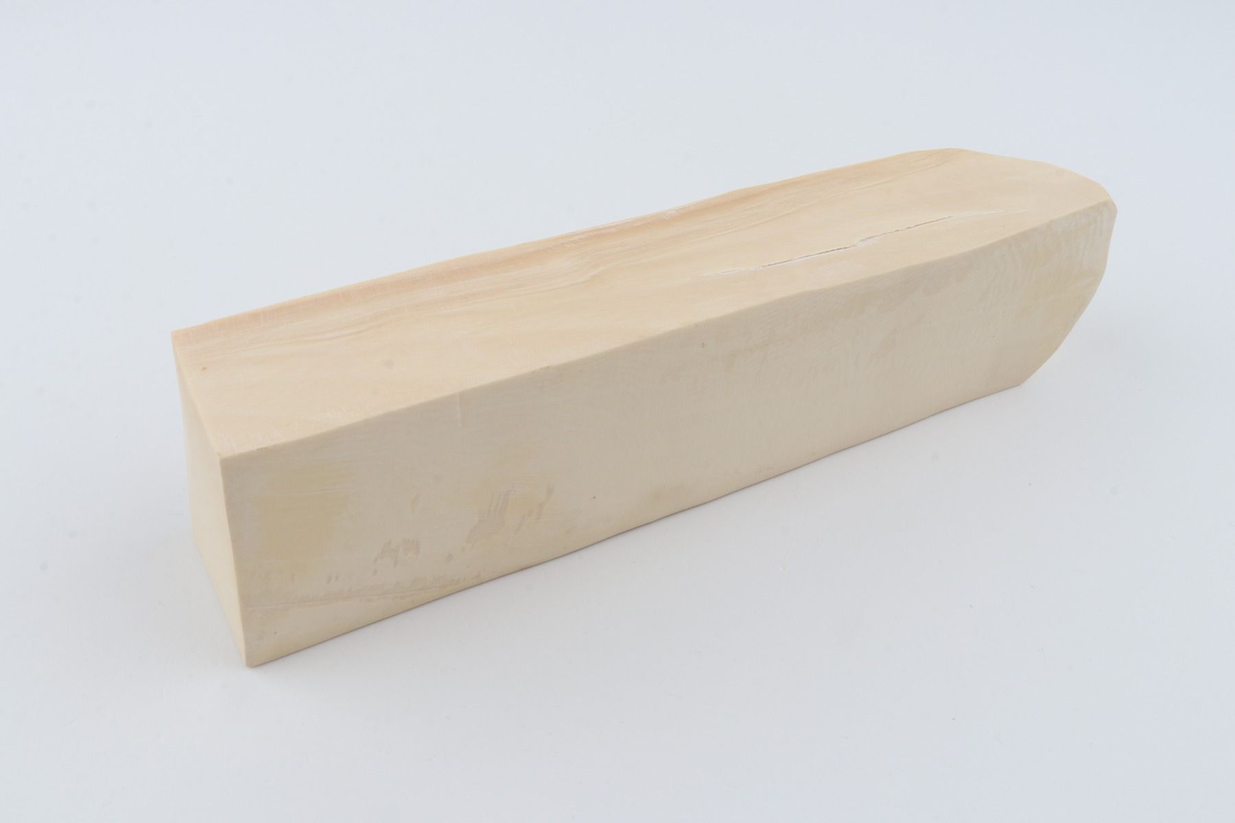 White mammoth ivory segment