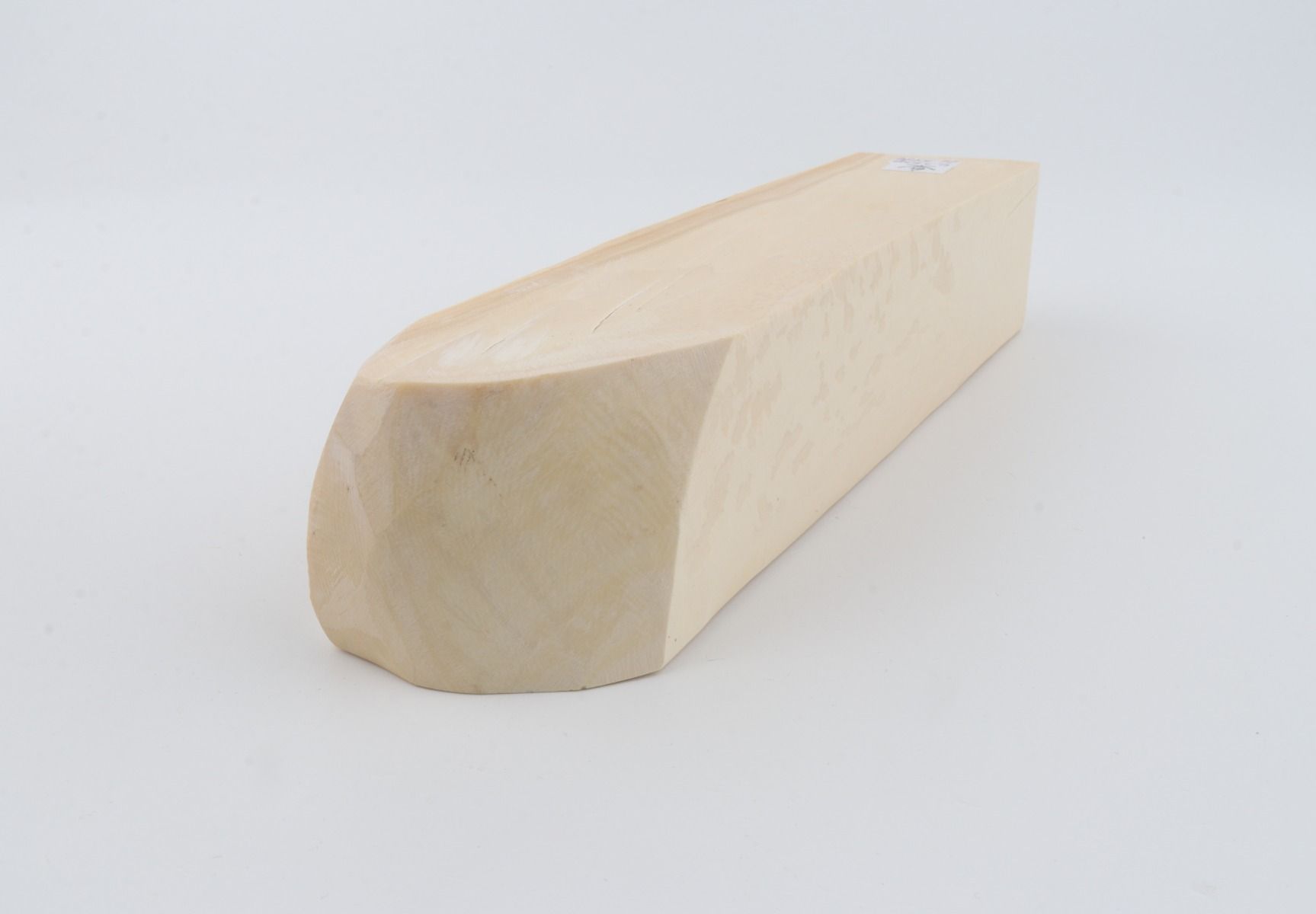 White mammoth ivory segment