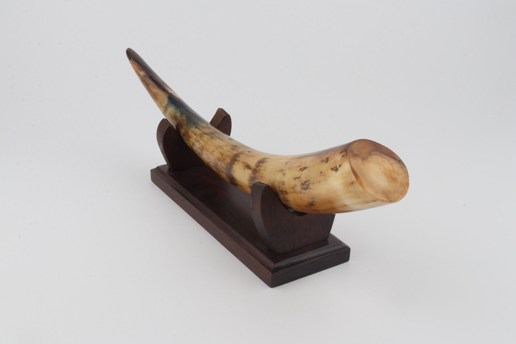 Restored mammoth tusk tip