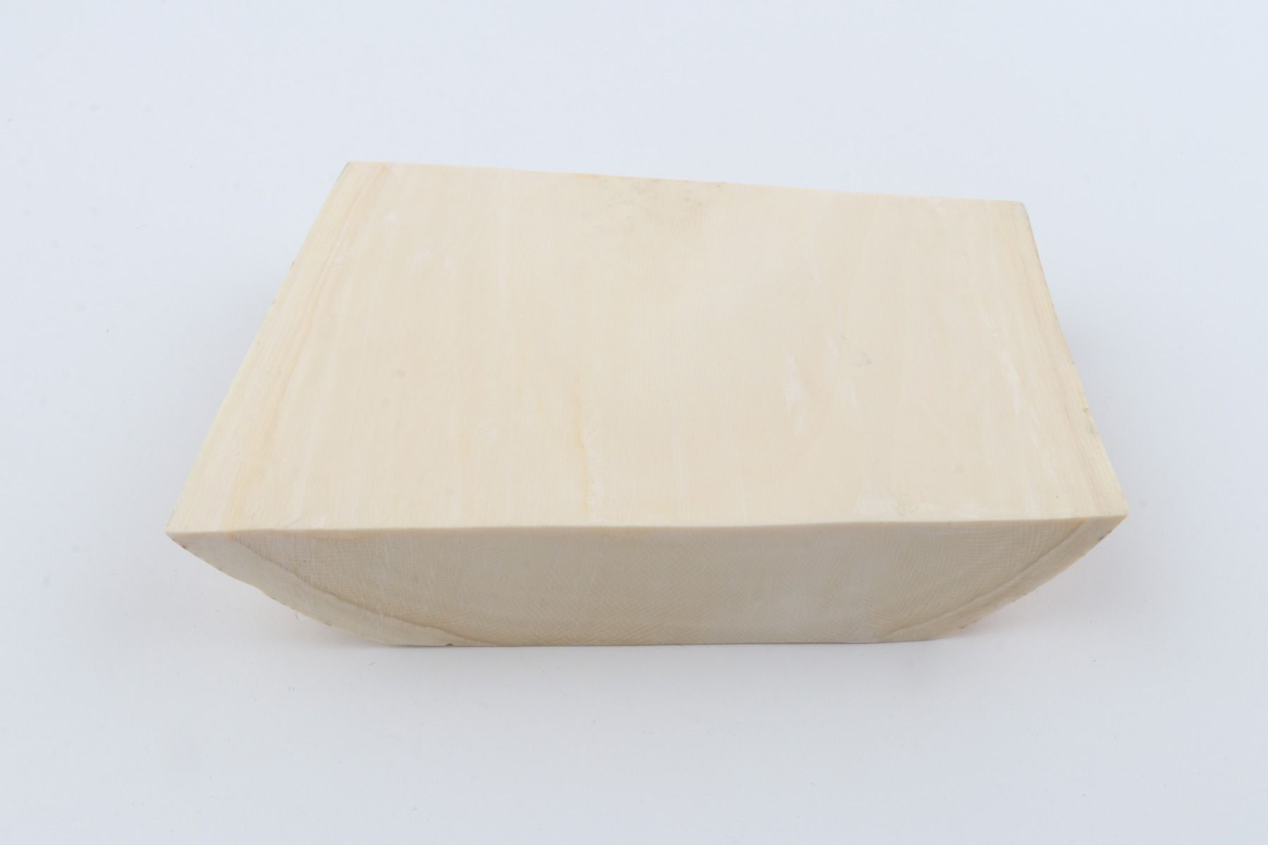 White mammoth ivory segment