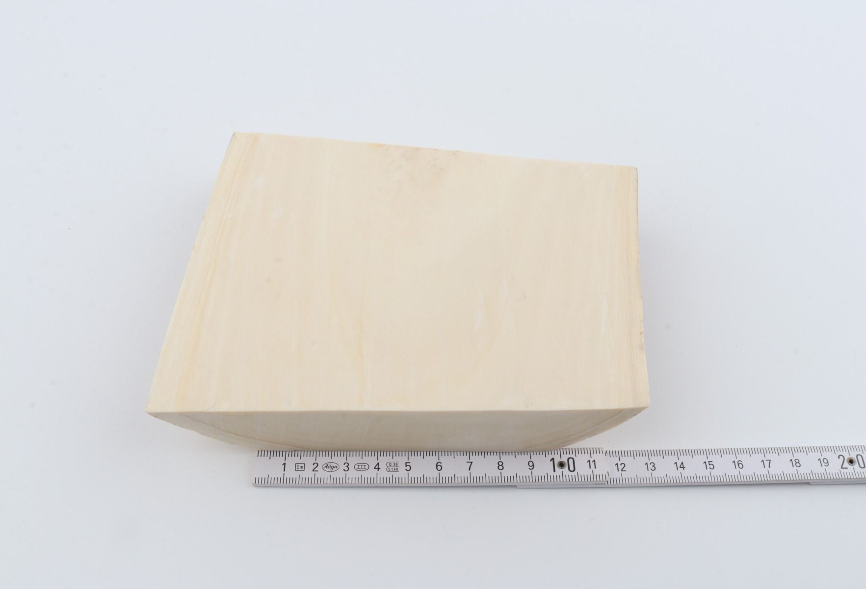 White mammoth ivory segment