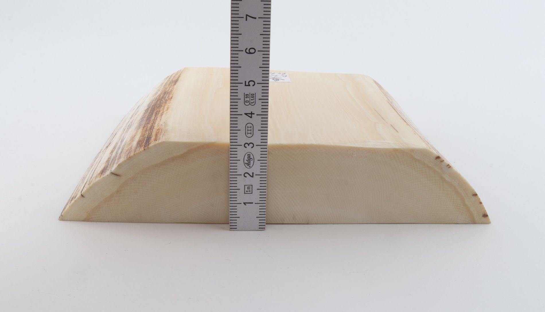 White mammoth ivory segment