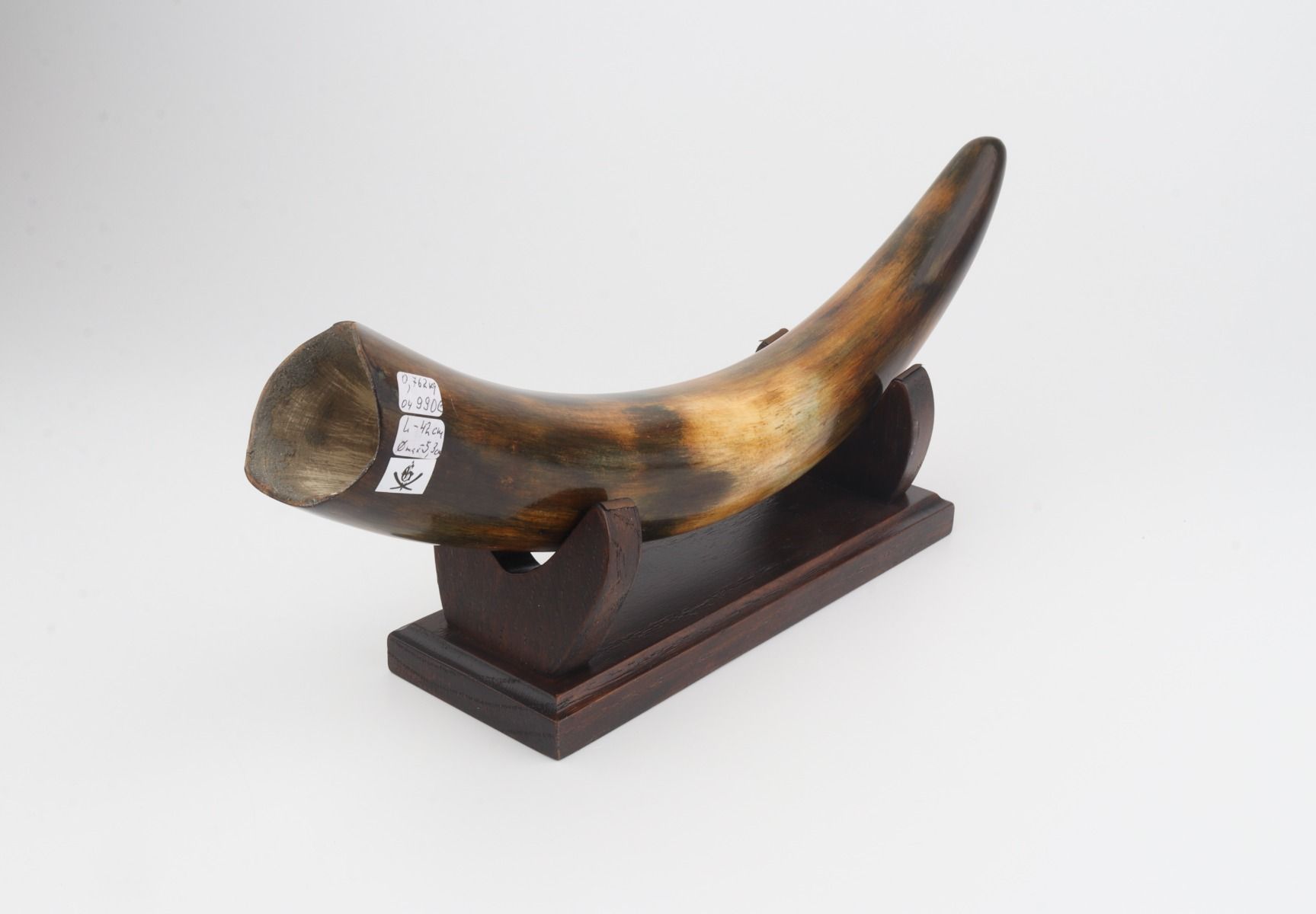 Restored mammoth tusk