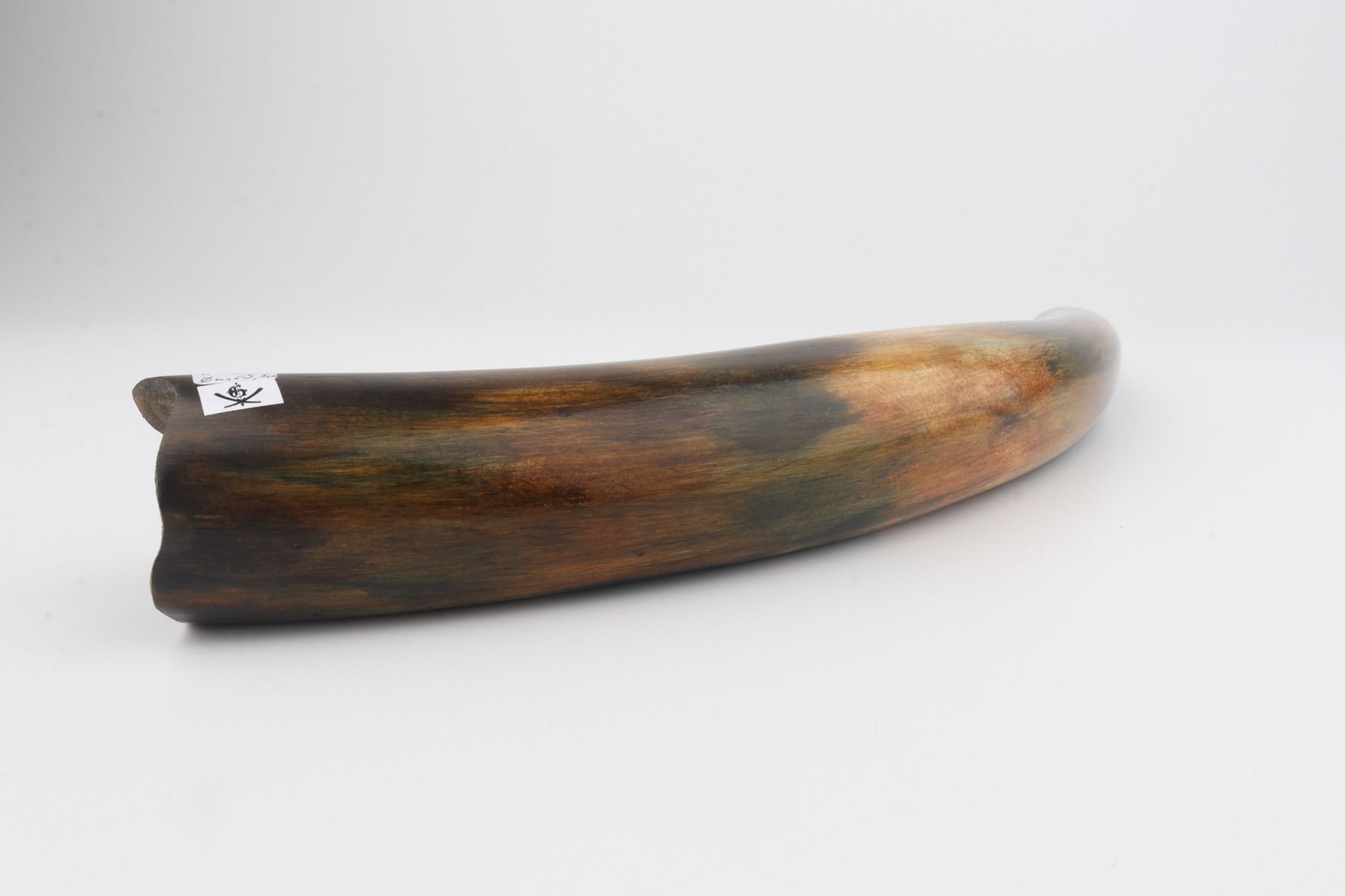 Restored mammoth tusk