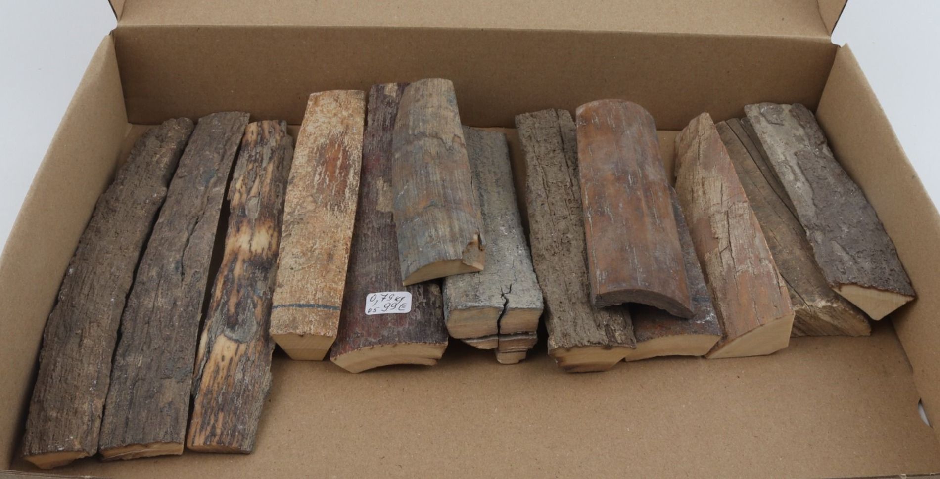 Untreated mammoth bark pieces