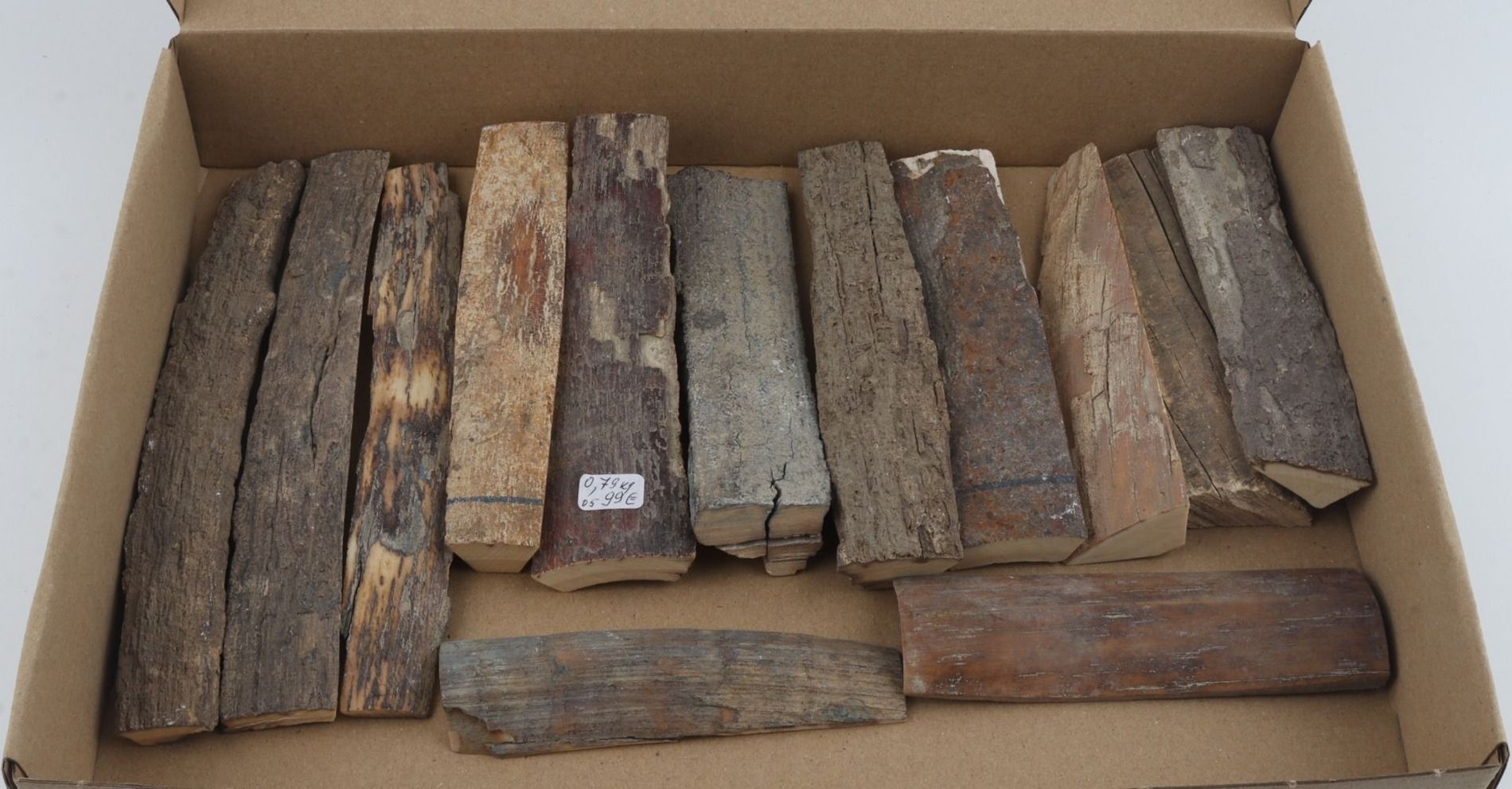 Untreated mammoth bark pieces