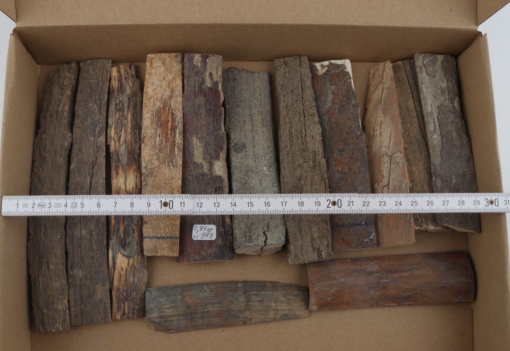 Untreated mammoth bark pieces