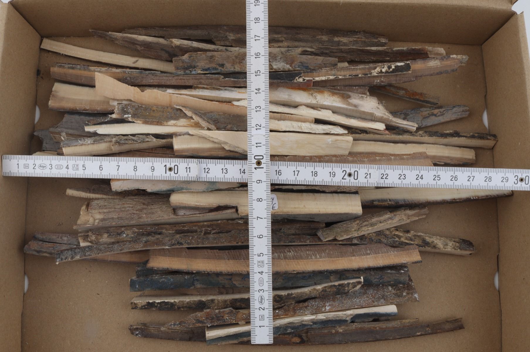 Raw mammoth ivory offcuts