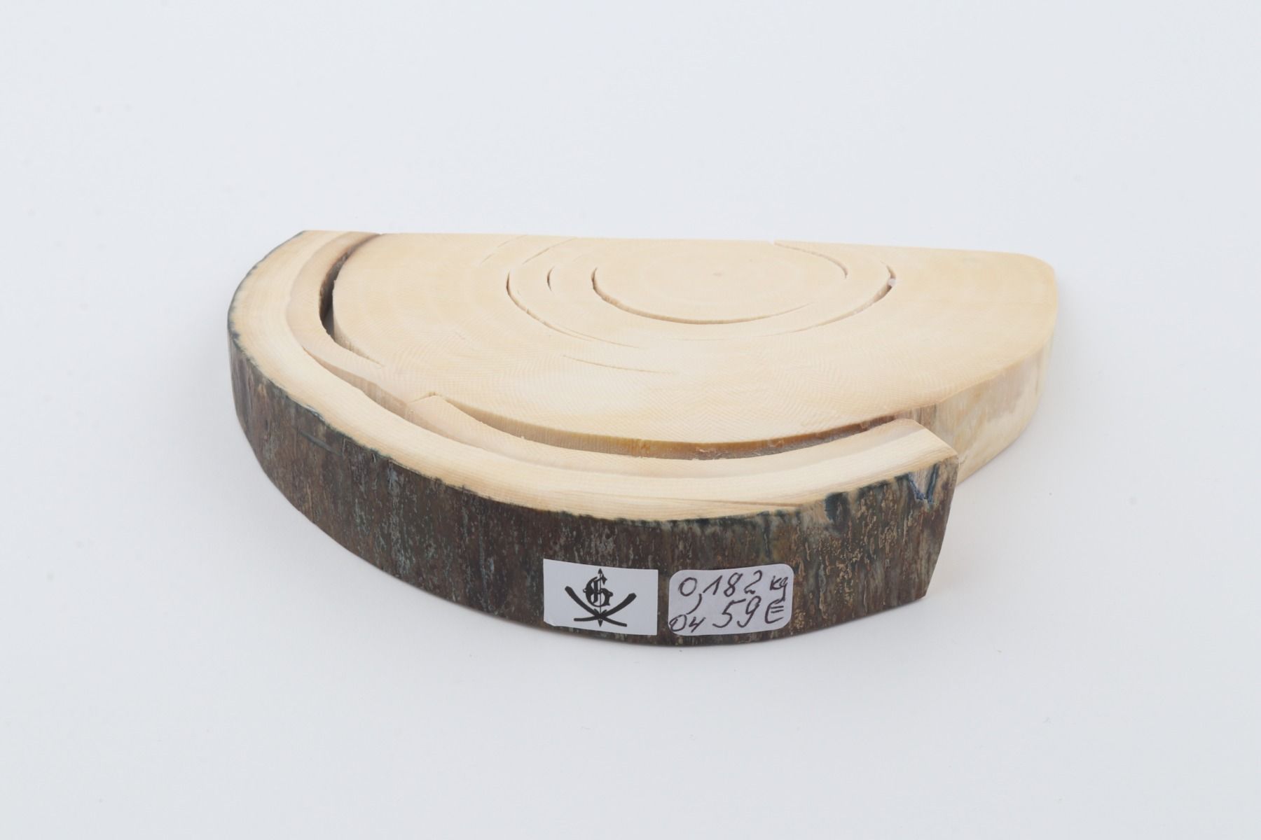 Natural mammoth ivory piece
