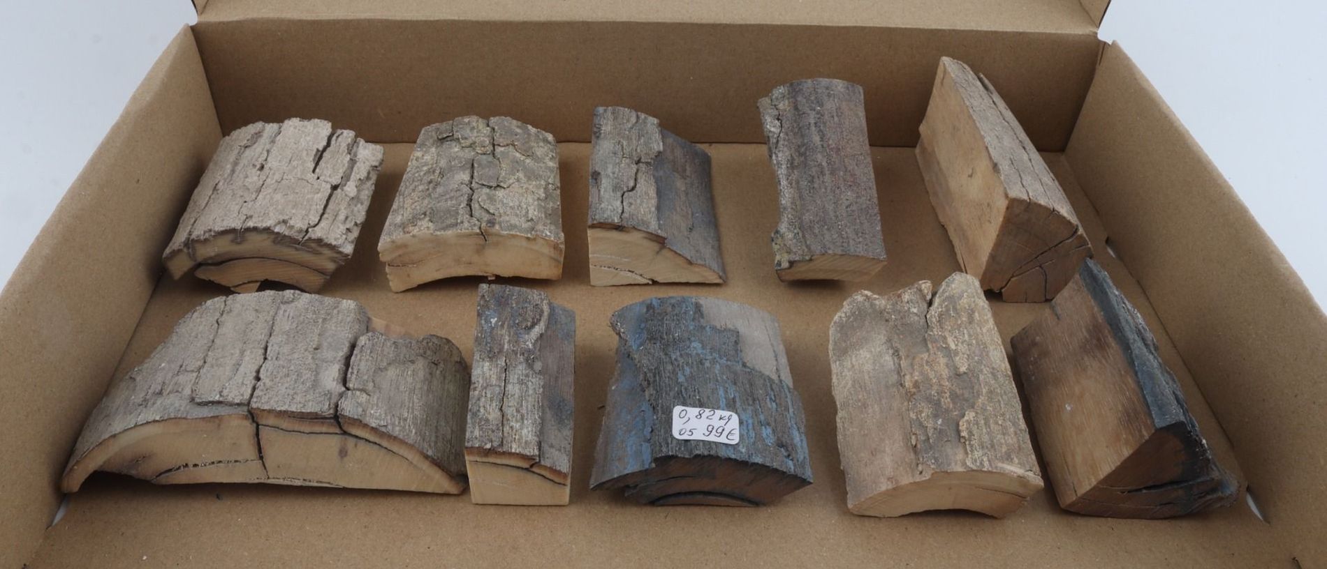 Raw mammoth ivory offcuts