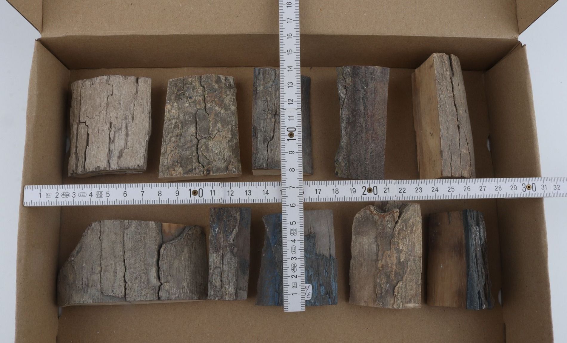 Raw mammoth ivory offcuts