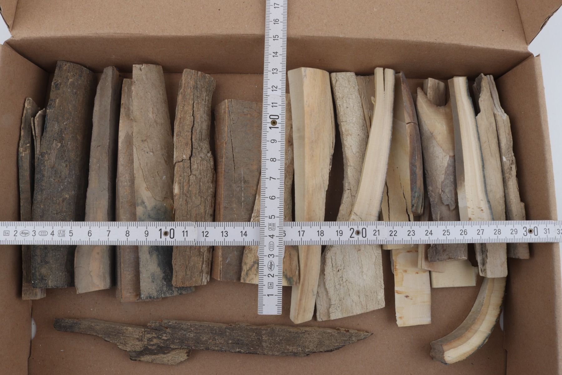Untreated mammoth bark offcuts