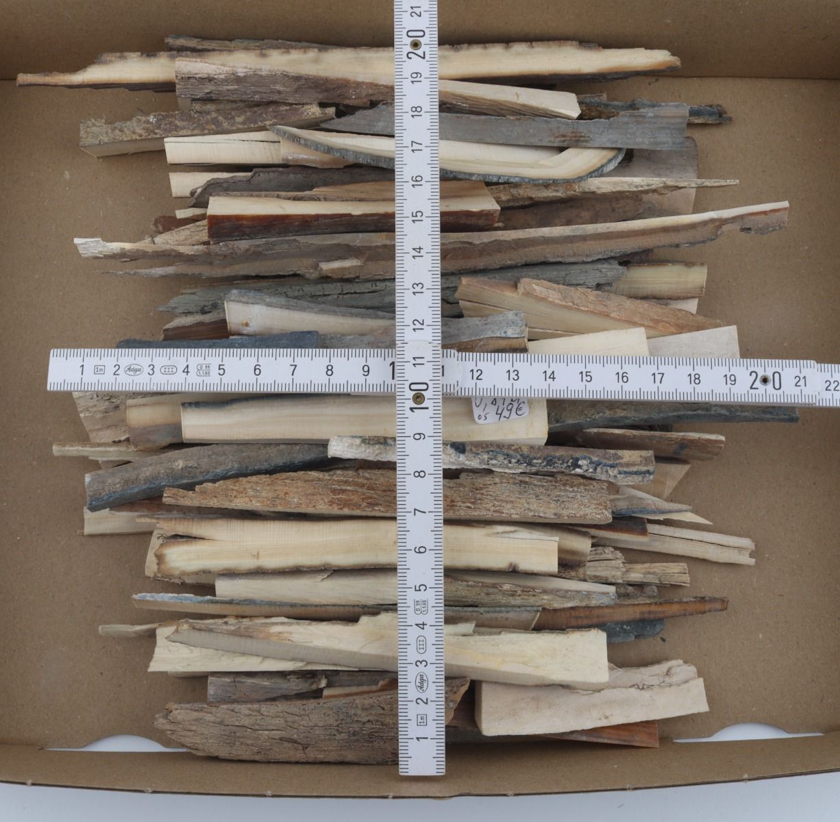 Raw mammoth ivory offcuts