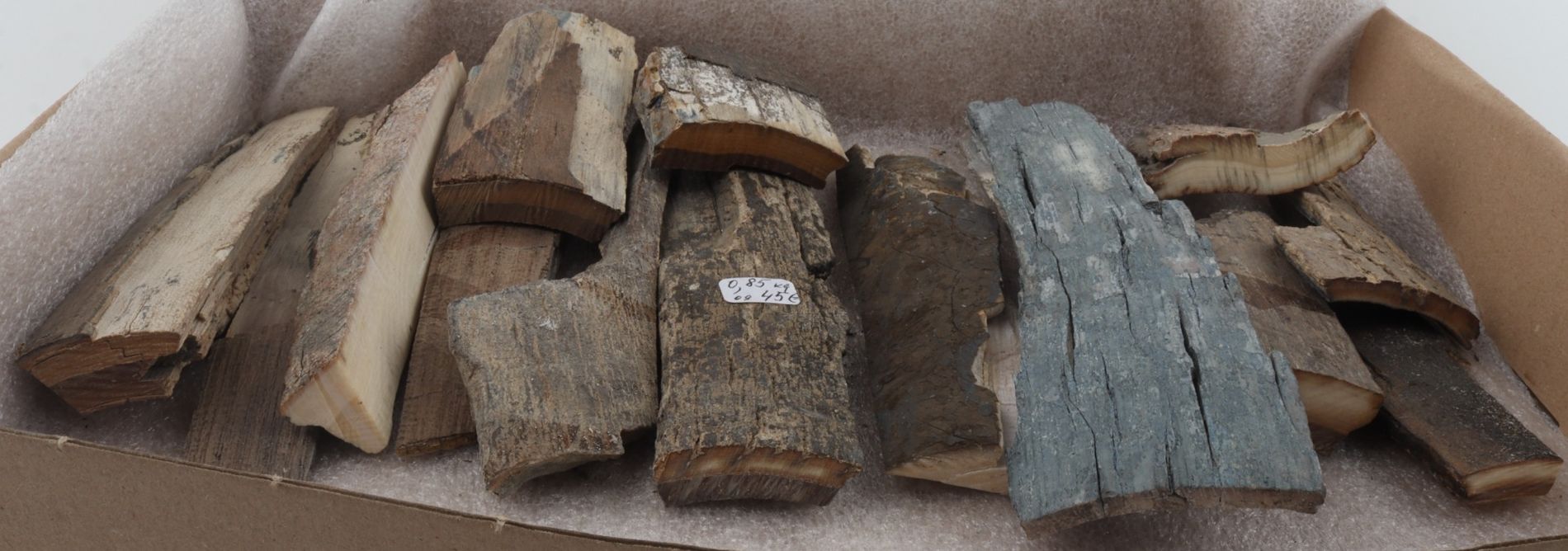 Raw mammoth ivory pieces