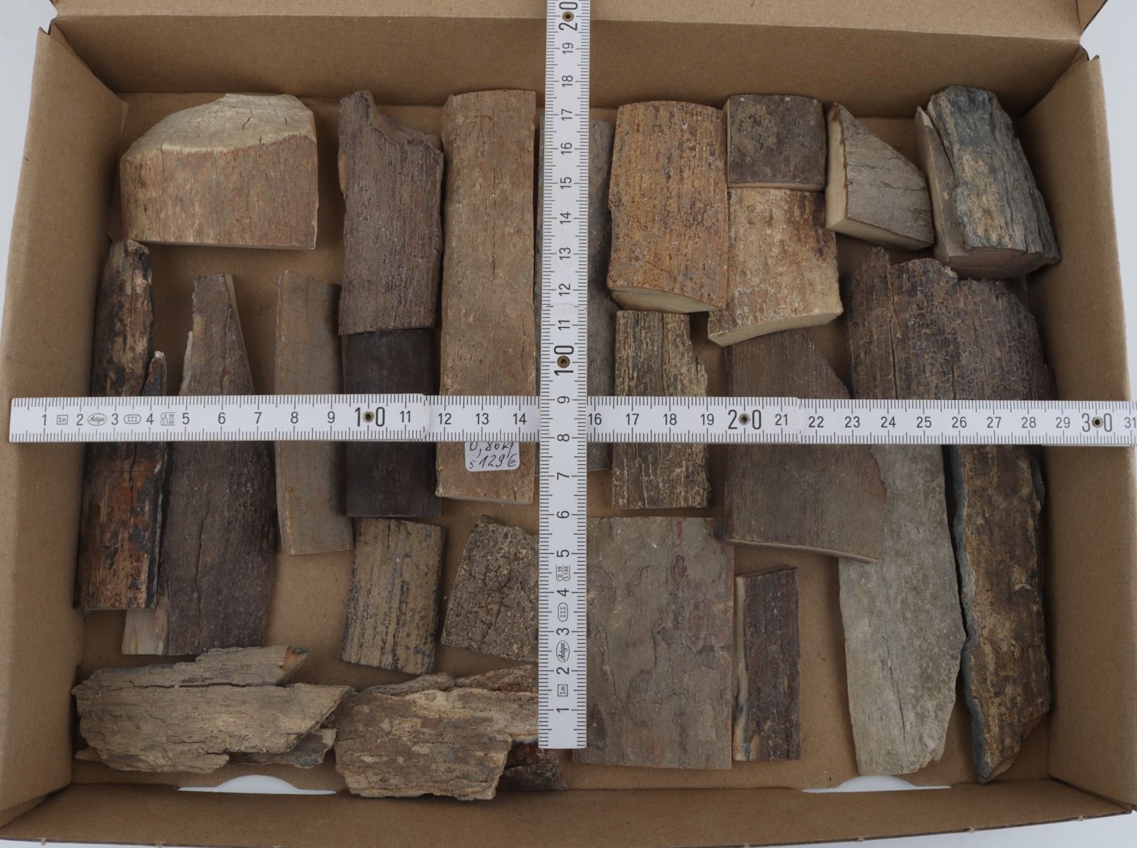 Untreated mammoth bark pieces