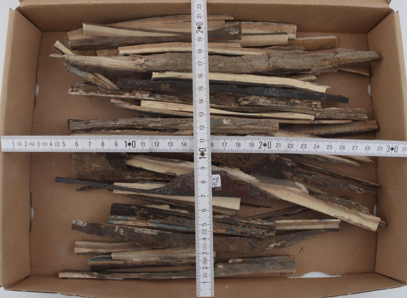 Untreated mammoth ivory offcuts