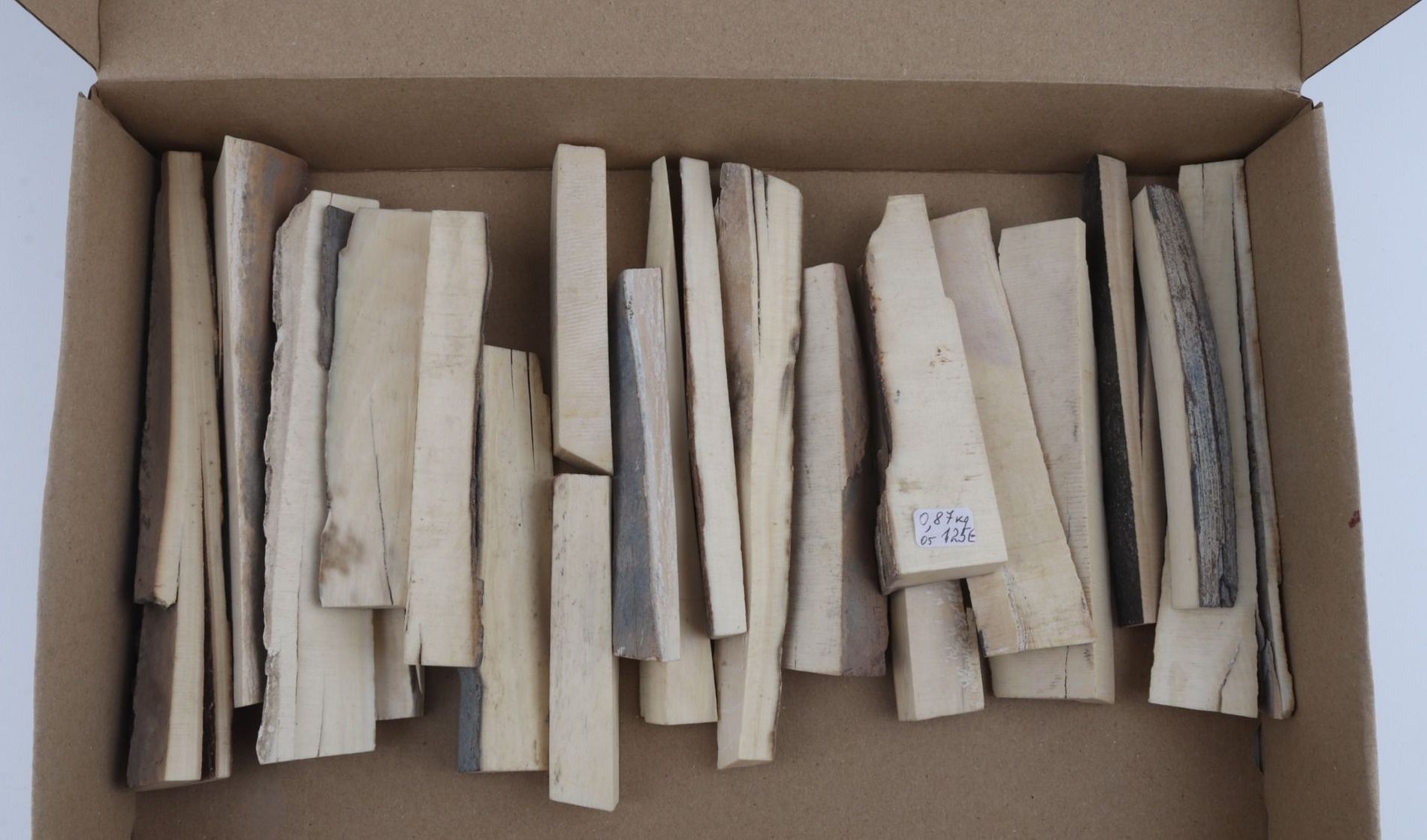 Raw mammoth ivory offcuts