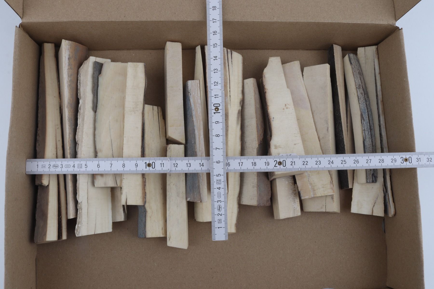Raw mammoth ivory offcuts