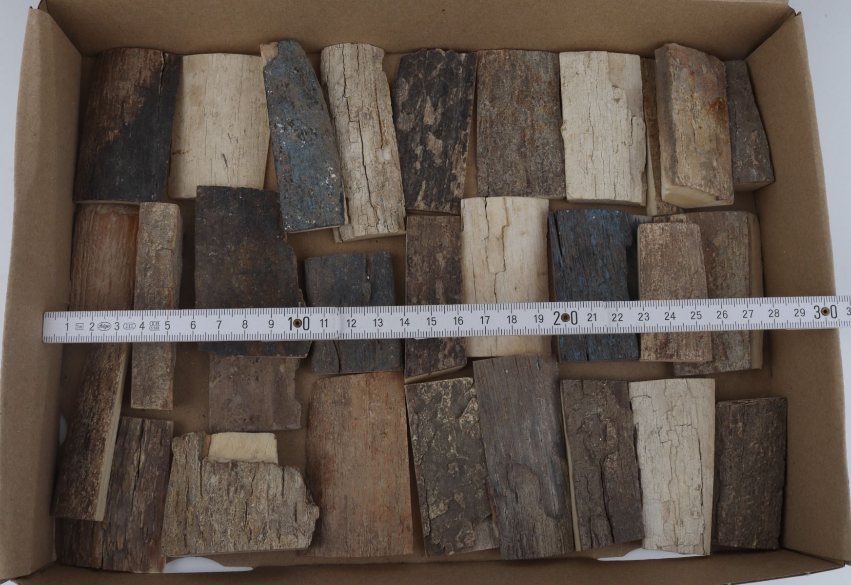 Raw mammoth bark pieces