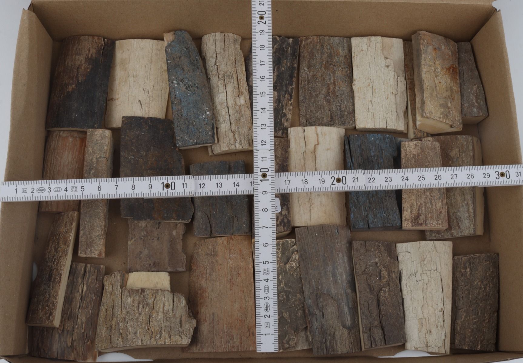Raw mammoth bark pieces