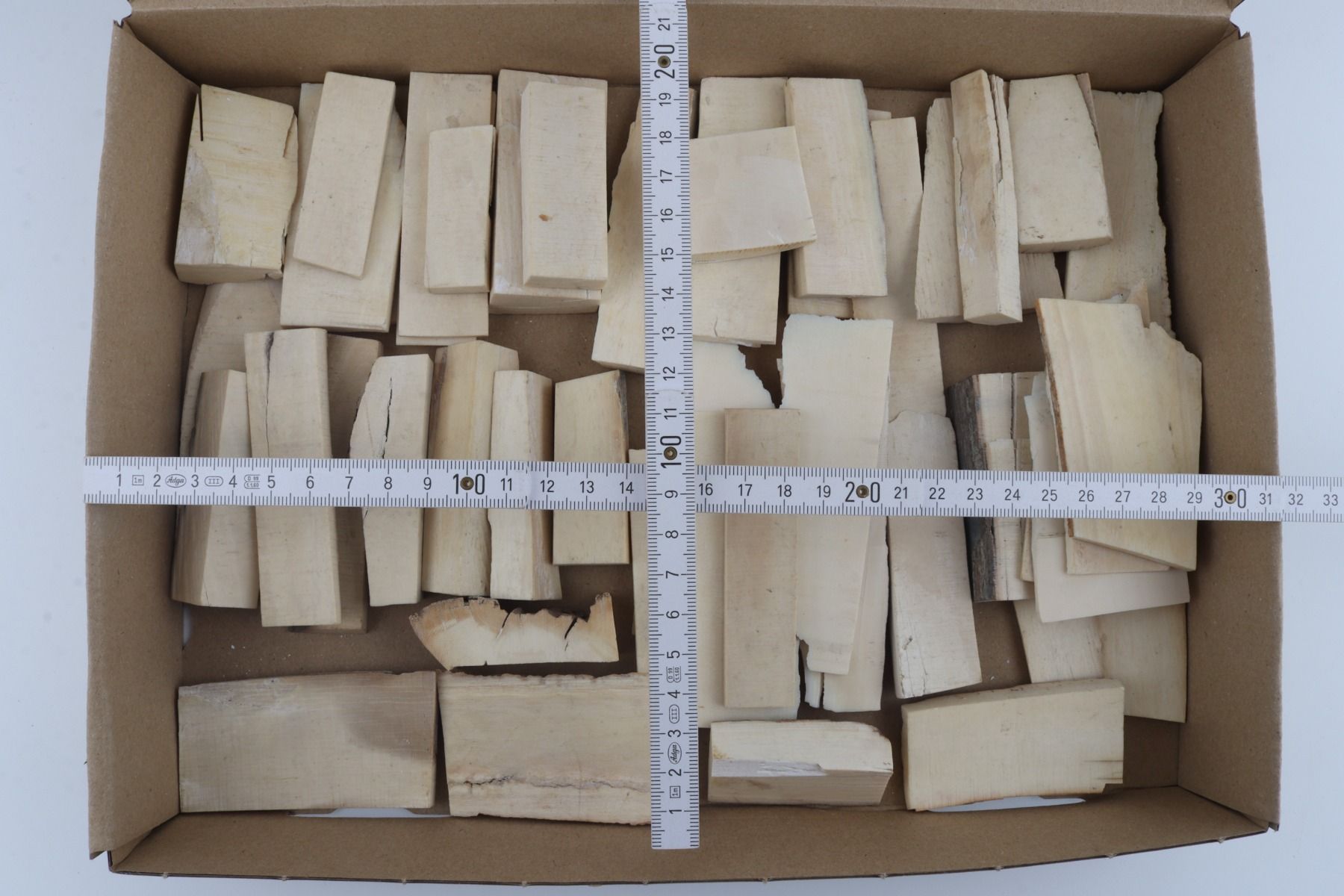 Untreated mammoth ivory pieces