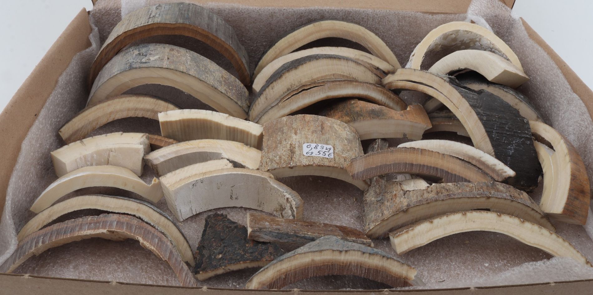 Raw mammoth ivory pieces