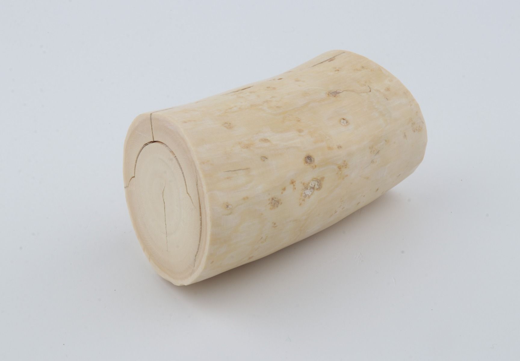 Round mammoth tusk piece