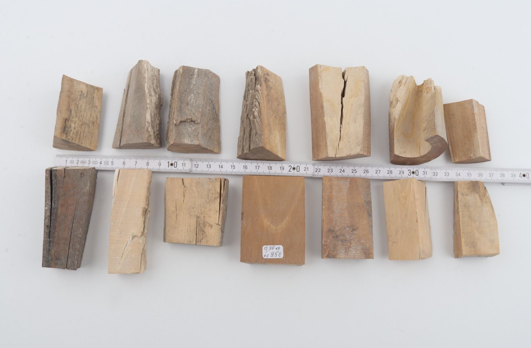 Untreated mammoth ivory pieces