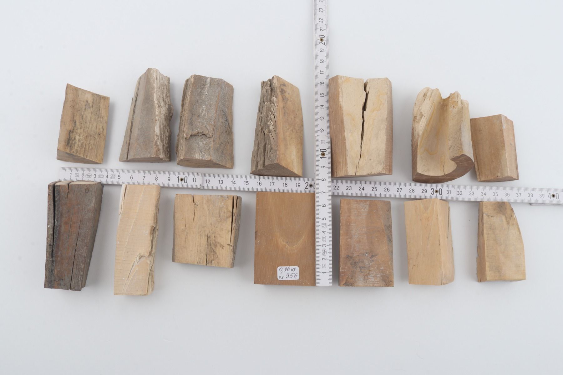 Untreated mammoth ivory pieces