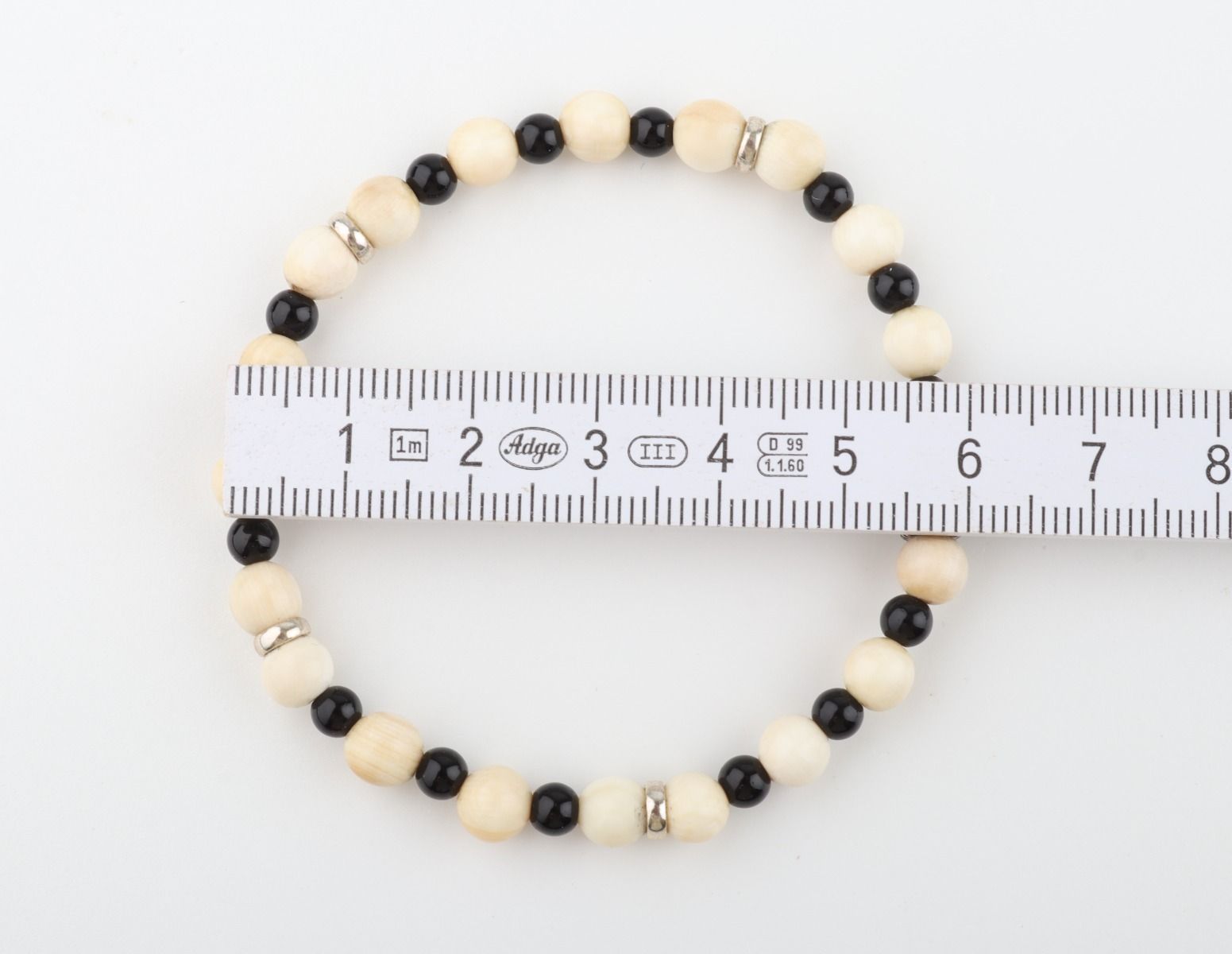 Mammoth Ivory & Agate Stacking Bracelet