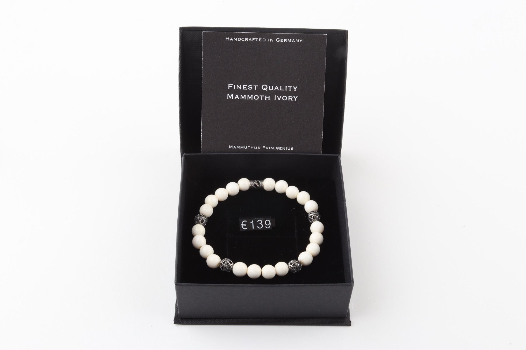 Mammoth Ivory & Sterling Silver Bracelet