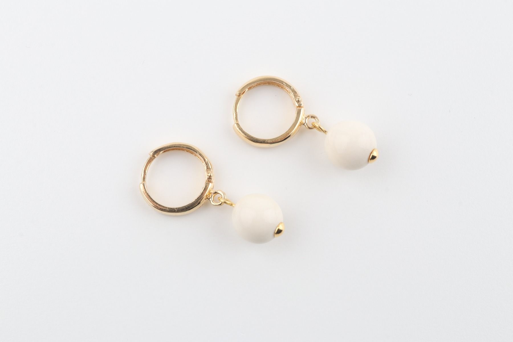 Mammoth Ivory Hoop Earrings 