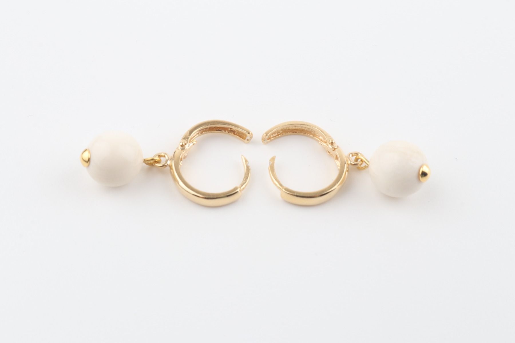 Mammoth Ivory Hoop Earrings 