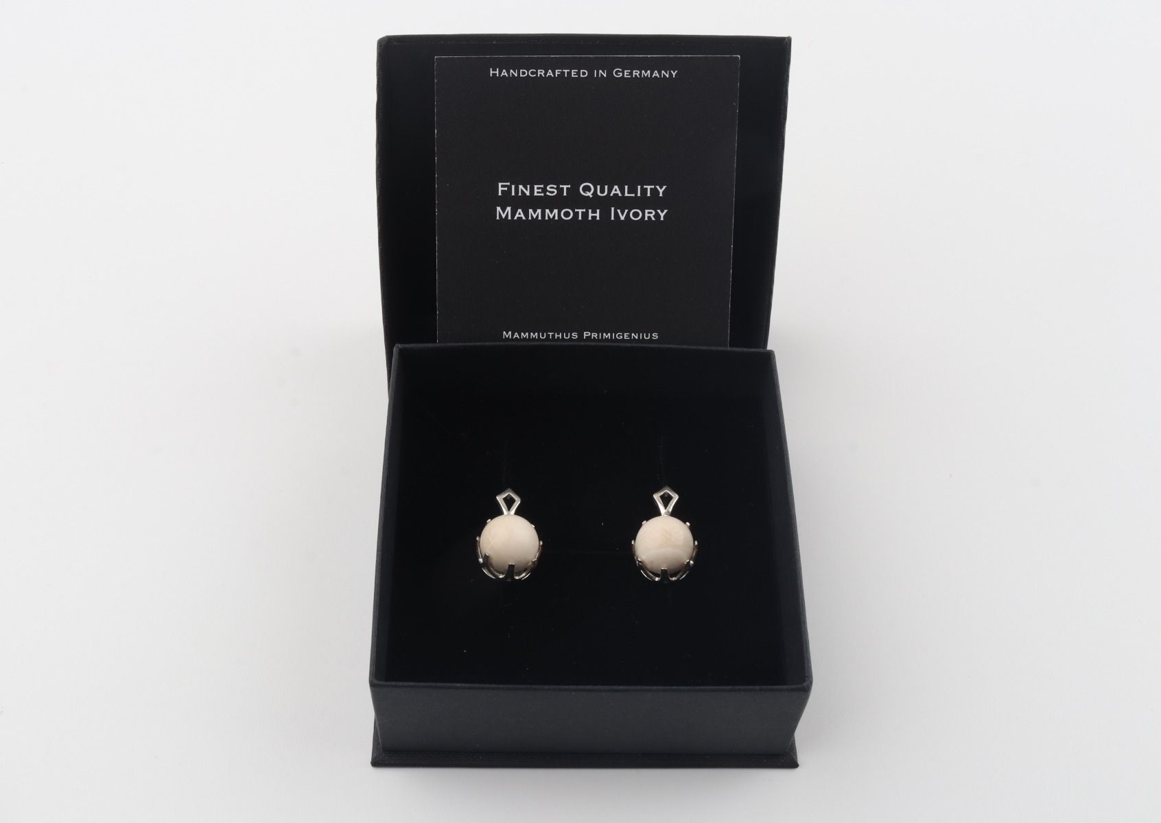 Mammoth Ivory & Silver Earrings