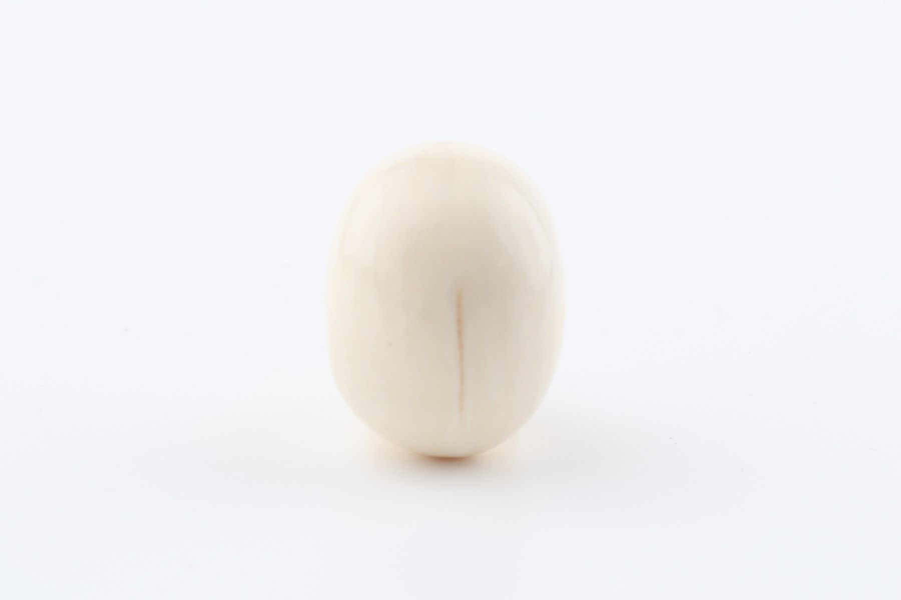 Hand carved mammoth ivory skull