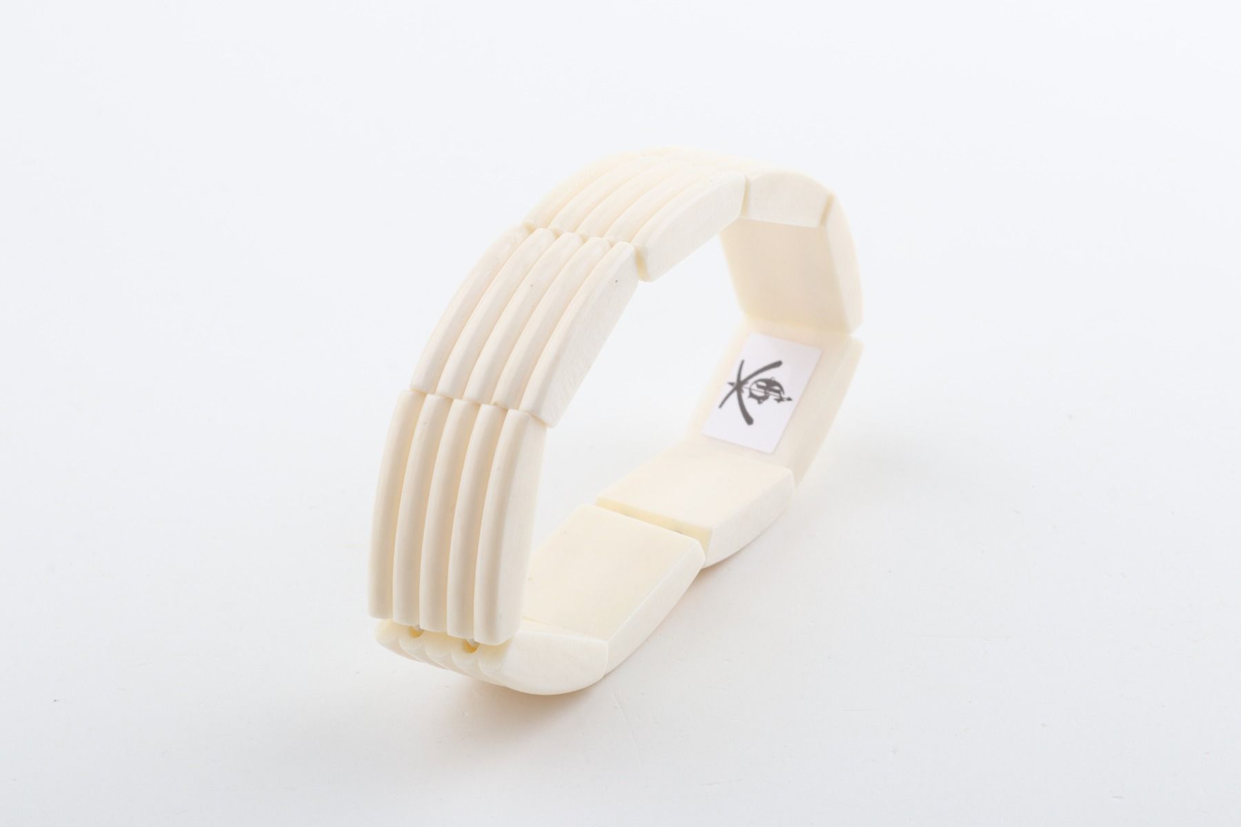 White mammoth ivory bracelet