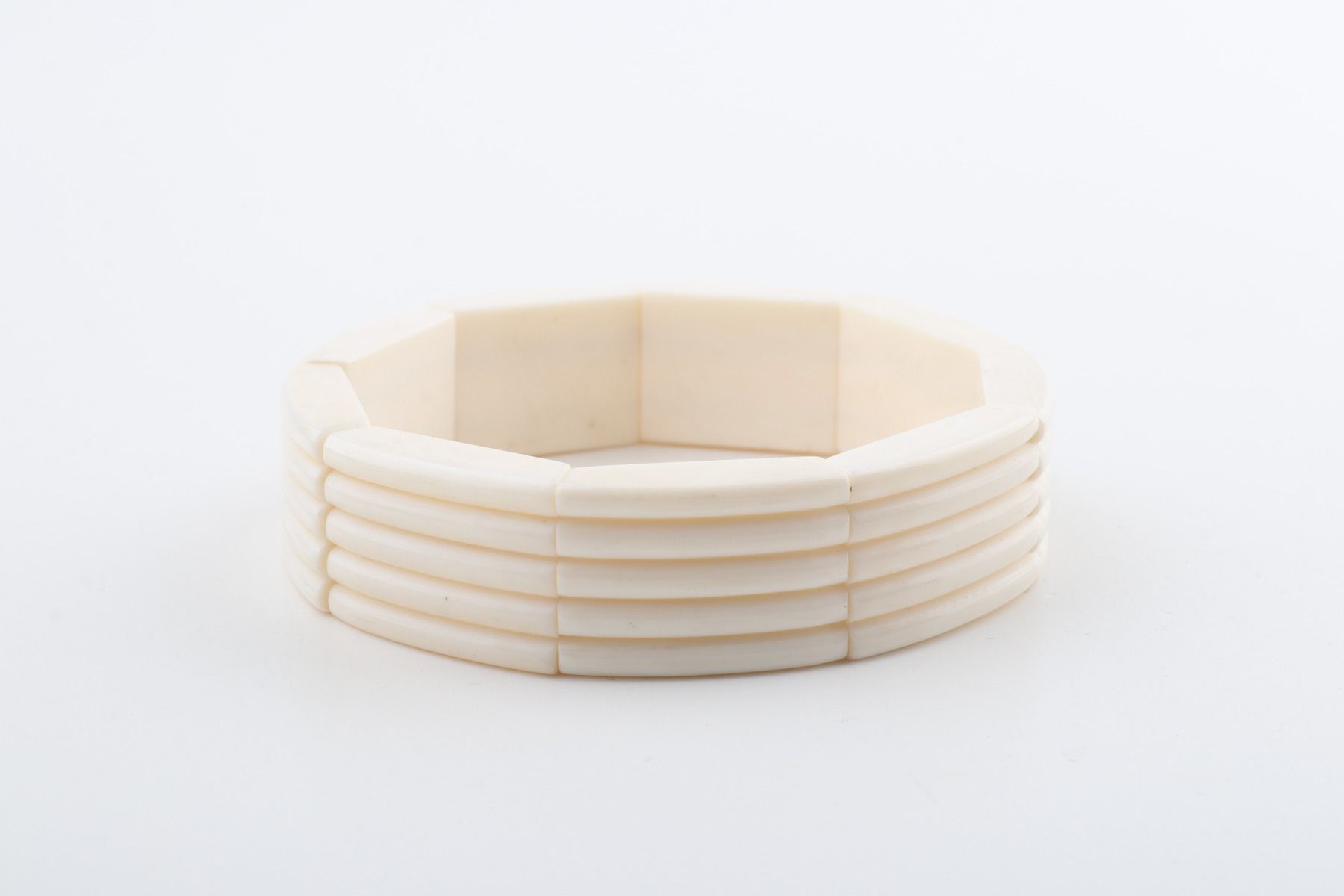 White mammoth ivory bracelet