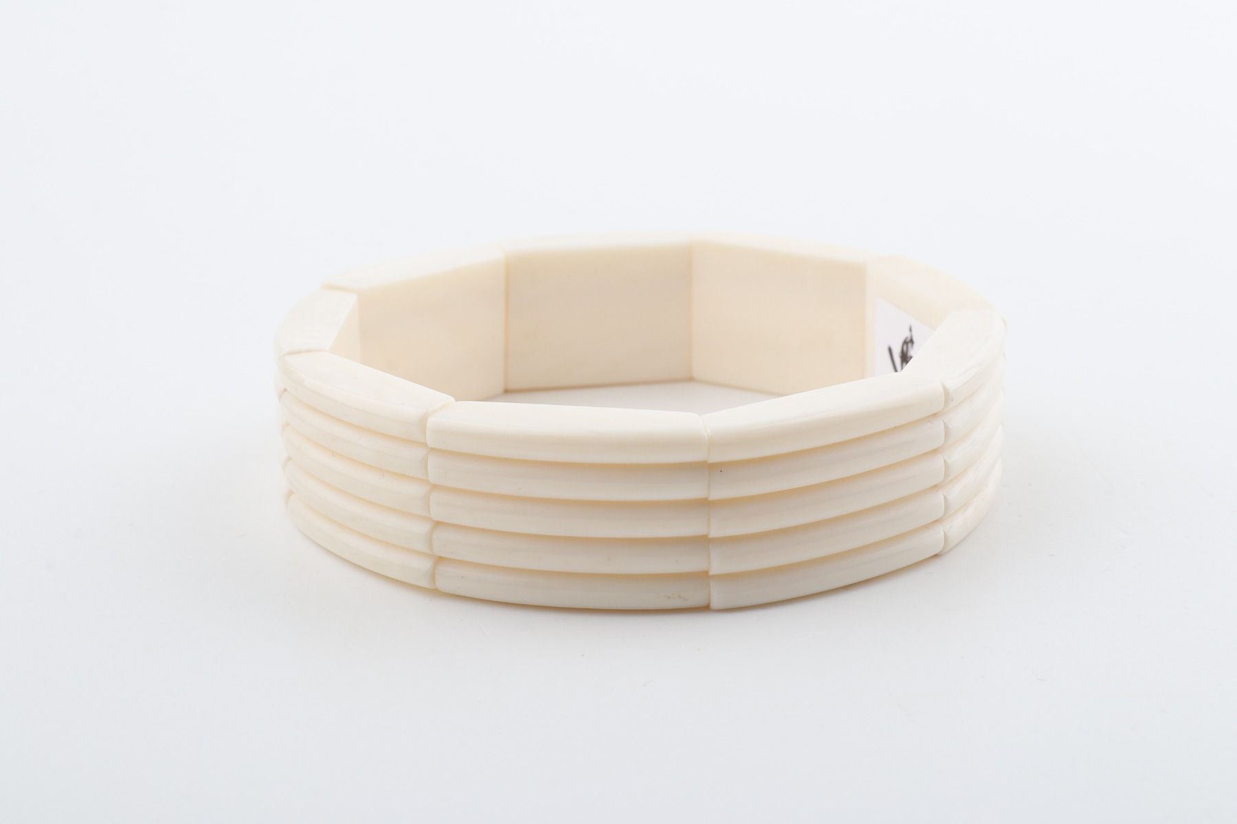 White mammoth ivory bracelet